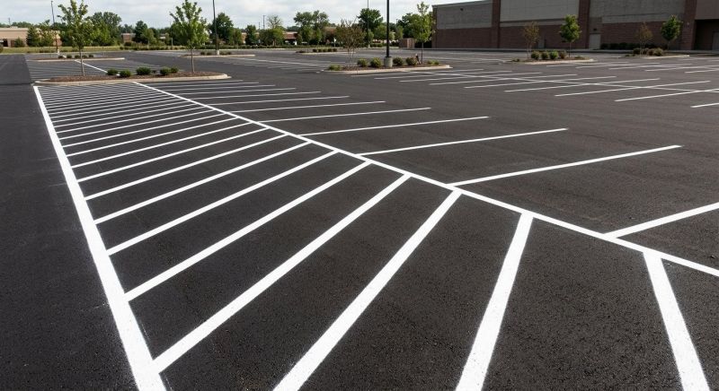 Asphalt Painting in Palm Springs, CA