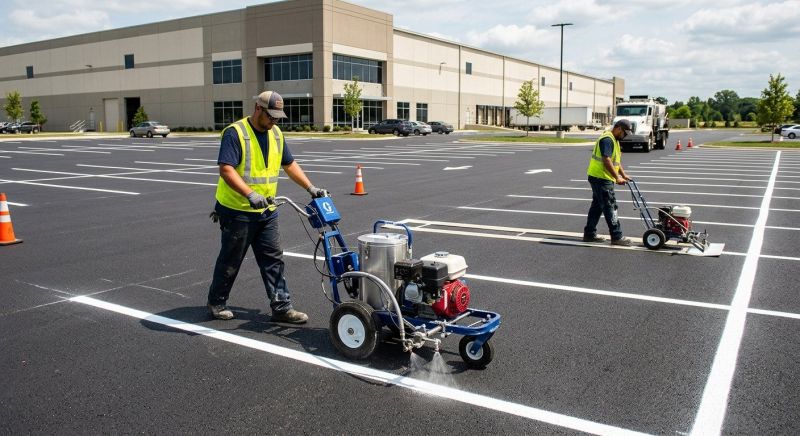 Parking Lot Striping Service