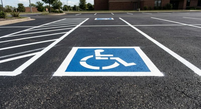 Disability Parking Marking in Canton, GA