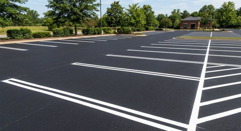 Parking Lot Painting in Palm Springs, CA